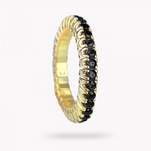 anillo de oro amarillo diamantes - Luque Joyeros